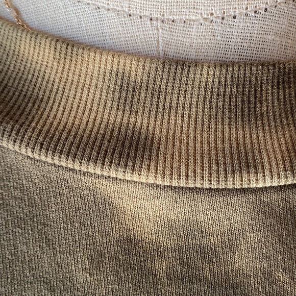 Olive Tie Dye Crop Sweatshirt Large New! - Picture 4 of 14